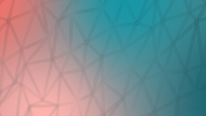 Simple and elegant low poly minimal geometrical background, colorful gradient background
