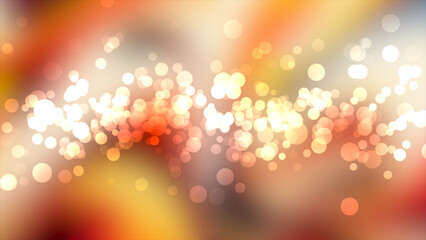 Colorful bokeh bubbles particles background, shiny glitter particles background