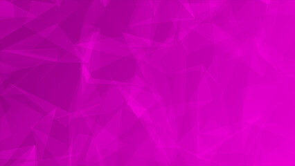 Simple and elegant low poly geometrical background, Pink moving shapes abstract background