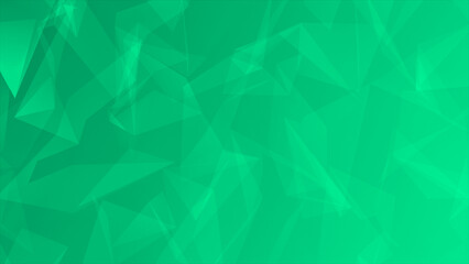 Simple and elegant low poly geometrical background, Turquoise moving shapes abstract background