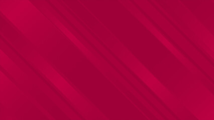 Fototapeta premium Magenta red color shiny diagonal stripes minimal geometrical loop able background