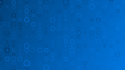 abstract random popping circles Royal blue geometrical futuristic background  