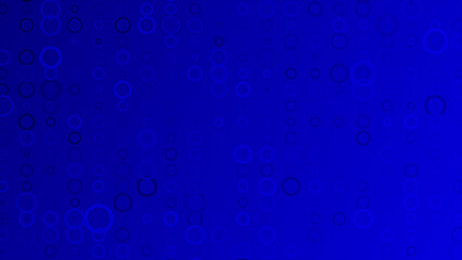 abstract random popping circles Blue geometrical futuristic background  