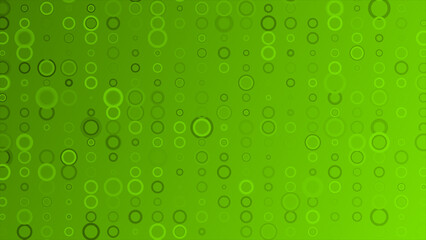 abstract random popping circles Lime green geometrical futuristic background  