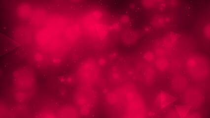 Magenta red blurred bokeh particles abstract background