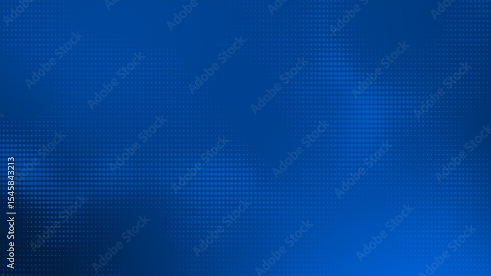 Poster simple and elegant royal blue gradient abstract circular dots background, clean and bright backgroun