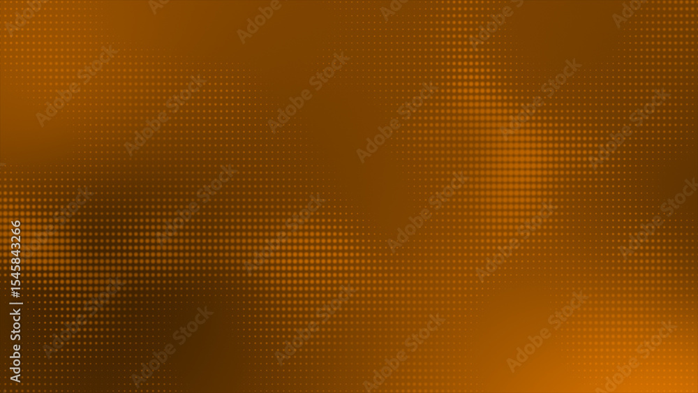 Poster simple and elegant orange gradient abstract circular dots background, clean and bright background wi