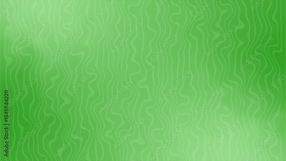 Poster contracting and expanding abstract pattern lines over green abstract background