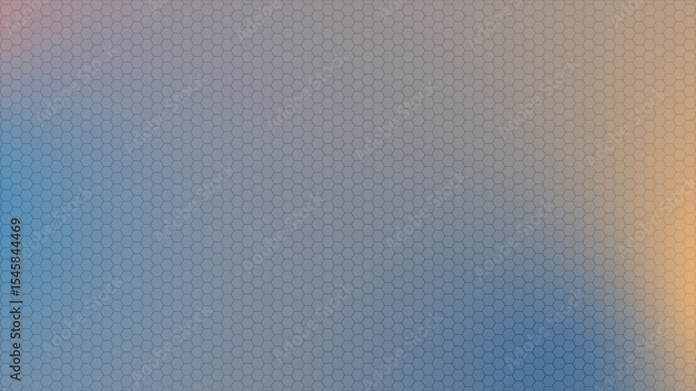 Poster colorful gradient hexagonal tiles geometrical background, hexagonal shapes simple background