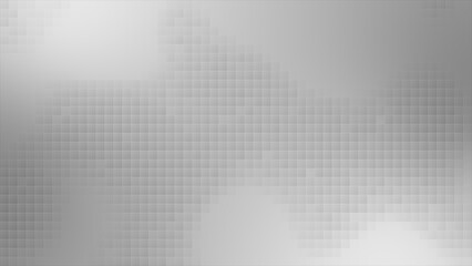 White and Black color hi-tech circular dots appearing and disappearing over futuristic looped...