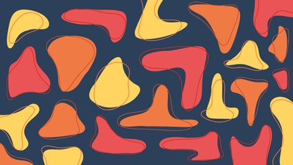 background with abstract shape seamless pattern 