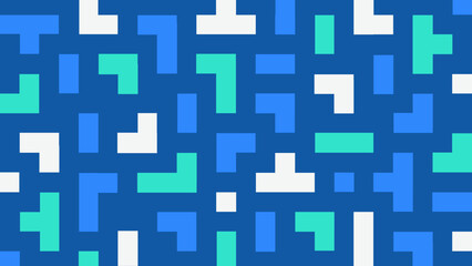 blue abstract background geometric squares pattern