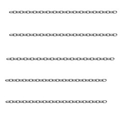 set of metal chain