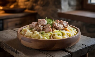 Trinxat Traditional Cuisine from Andorra