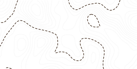 Black and white lines seamless Topographic map patterns, topography line map. Vintage outdoors style. The stylized height of the topographic map contour in lines and contours isolated on transparent.