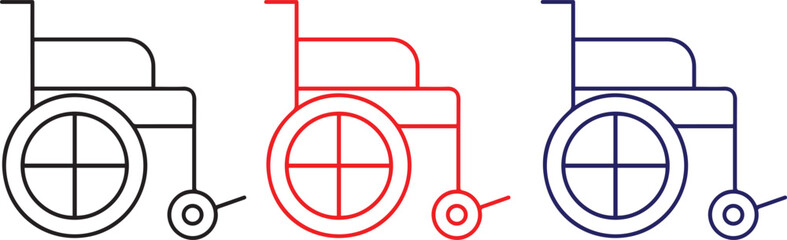 wheelchair, mobility aid, assistive device, disabled, person, icon, silhouette, medical, healthcare, mobility, access, handicap, disability, diagram, sketch, outline