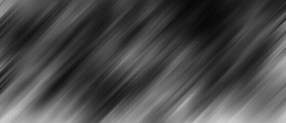 Diagonal abstract Monochrome black and white light beam gradient, soft motion blur grain noise texture. moody cinematic overlay, analog retro grayscale, banner header poster website background.