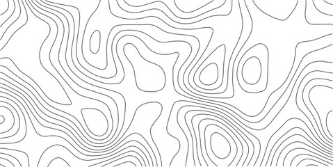 Abstract line art white background vector. Mountain topographic map wallpaper with blue lines texture. Hand drawn illustration design for wall arts, fabric , packaging, web, banner.
