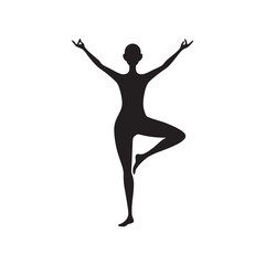silhouette of a ballerina