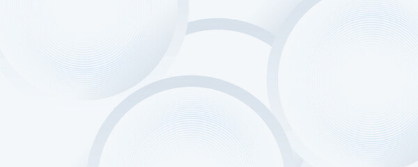 Fototapeta premium Abstract white monochrome vector background, for design brochure, website, flyer. Geometric white wallpaper for certificate, presentation, landing page