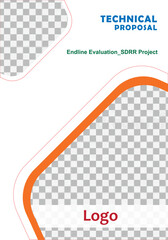 Annual report brochure flyer template, Blue cover design, business advertisement, magazine ads, catalog vector layout in A4 size