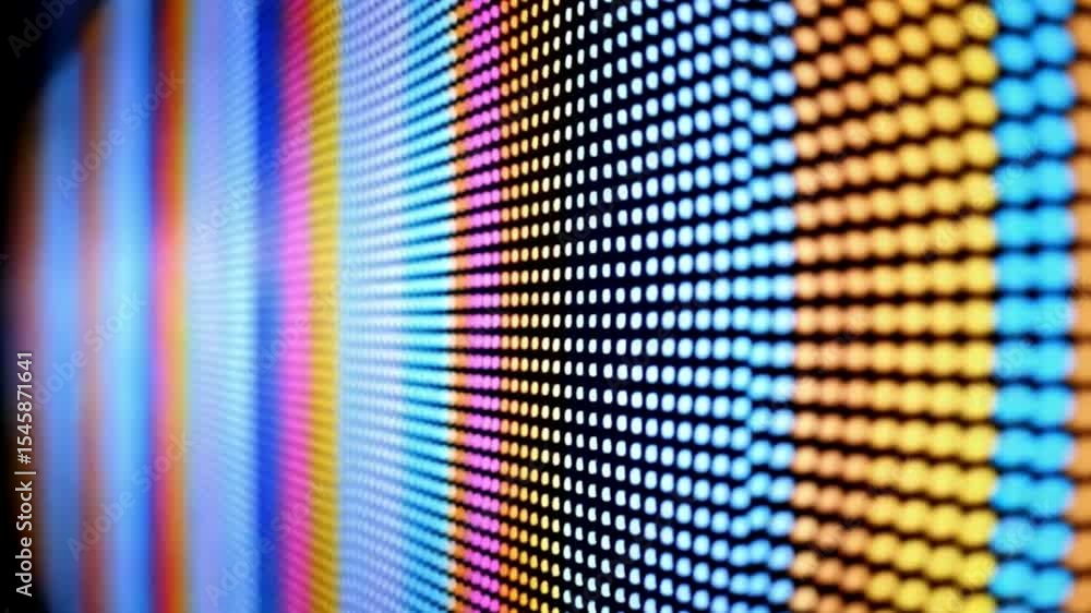 Poster close up led display screen background texture colorful technology pixel pattern video abstract 100