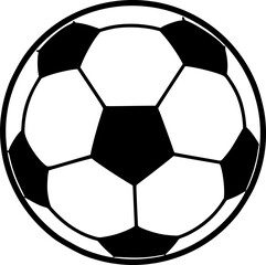 futsal ball stencil icon vector illustration
