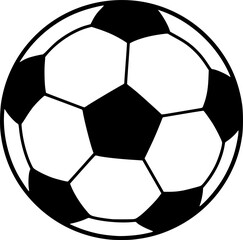 futsal ball stencil icon vector illustration
