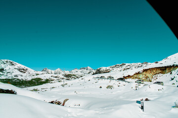winter mountain landscape