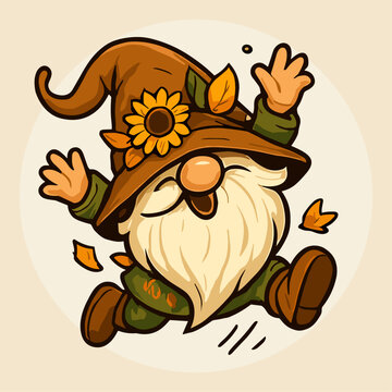 Dwarf Illustrations Vector set Gnom Collections set