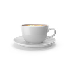 Perfect Cup of Coffee on transparent background, png