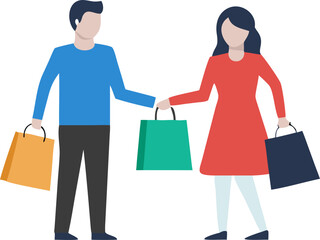 man-and-woman-holding-shopping-bags