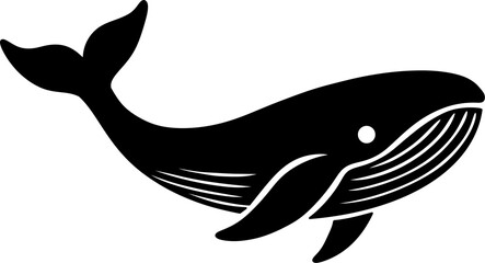 silhouette of a whale