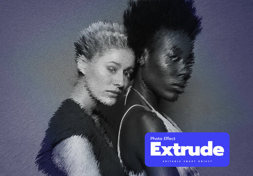 Extrude Photo Effect