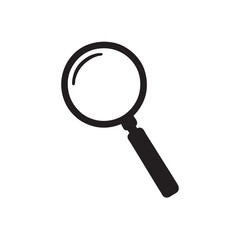 magnifying glass isolated on white