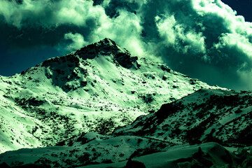 high mountain landscape