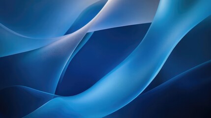 Obraz premium Minimal abstract design with blended blue gradient hues and soft diagonal strokes offering a clean refined backdrop for stylish visuals