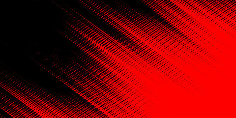 Fototapeta premium red halftone on black background. Vector dotted sparkles or halftone shine pattern texture Pop Art Style Background. EPS10