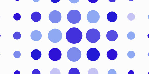 Vector abstract blue background frame of geometric shapes. Circular ornament. Pattern of dots, particles, molecules, fragments. Poster for technology, medicine, presentations, business.