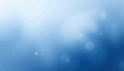 Soft blue abstract background with gentle gradient and light bokeh effect creates calm and dreamy atmosphere for versatile design use