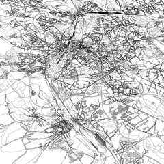 Obraz premium 3D illustration of city and urban in Charleroi Belgium
