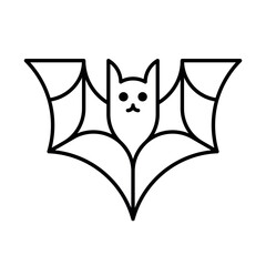 Bat Logo. Icon design. Template elements

