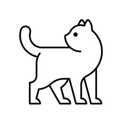 Cat Logo. Icon design. Template elements
