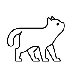 Cat Logo. Icon design. Template elements
