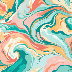 Marbled Watercolor Background Featuring Fluid, Abstract, and Elegant Color Blending for Artistic and Decorative Designs