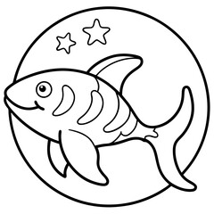 vector illustration of fish
