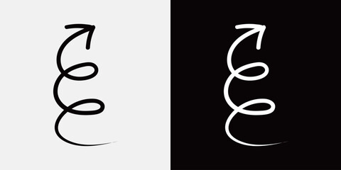 手書きの矢印アイコン	