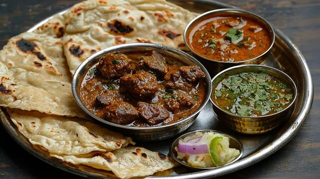 kolhapuri mutton indian cuisine video