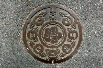 川崎市内のマンホールの蓋