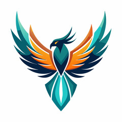 Modern Abstract Bird Logo Symbolizing Freedom, Inspiration, and Dynamic Movement with Sleek Minimalist Design